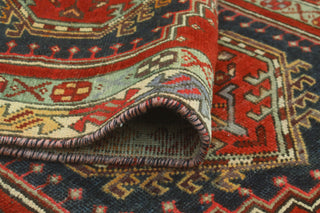 Fine Vintage Distressed Bagga Red/Beige Runner, 3'1x10'9