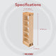 Wood Wall Filler Pull Out for 39" H New Kitchen Applications, 6"W