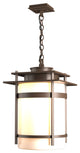 Banded Large Outdoor Fixture, Coastal Bronze Finish, Opal Glass