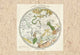 Southern Circumpolar Map- Framed Paper Poster 20" x 30"