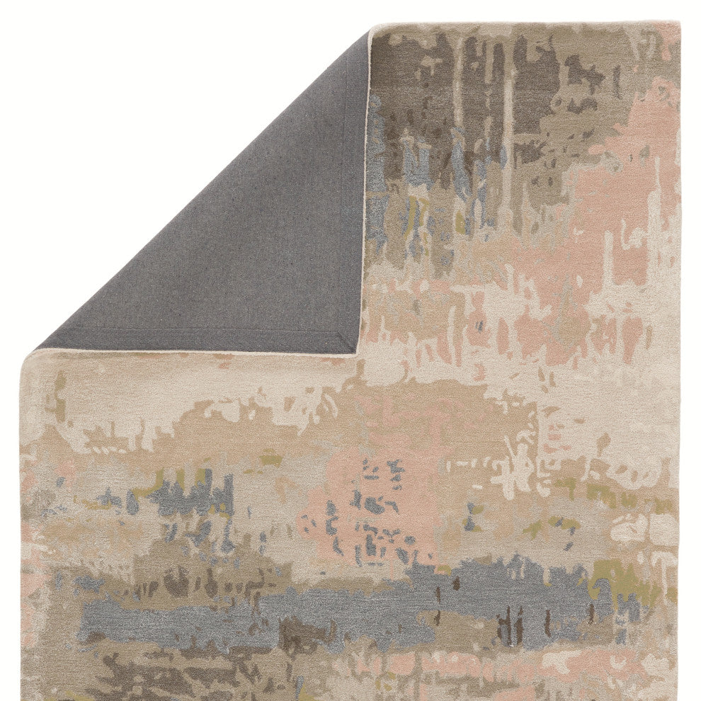 Jaipur Living Benna Handmade Blush/Light Blue Rug, 6'x9'