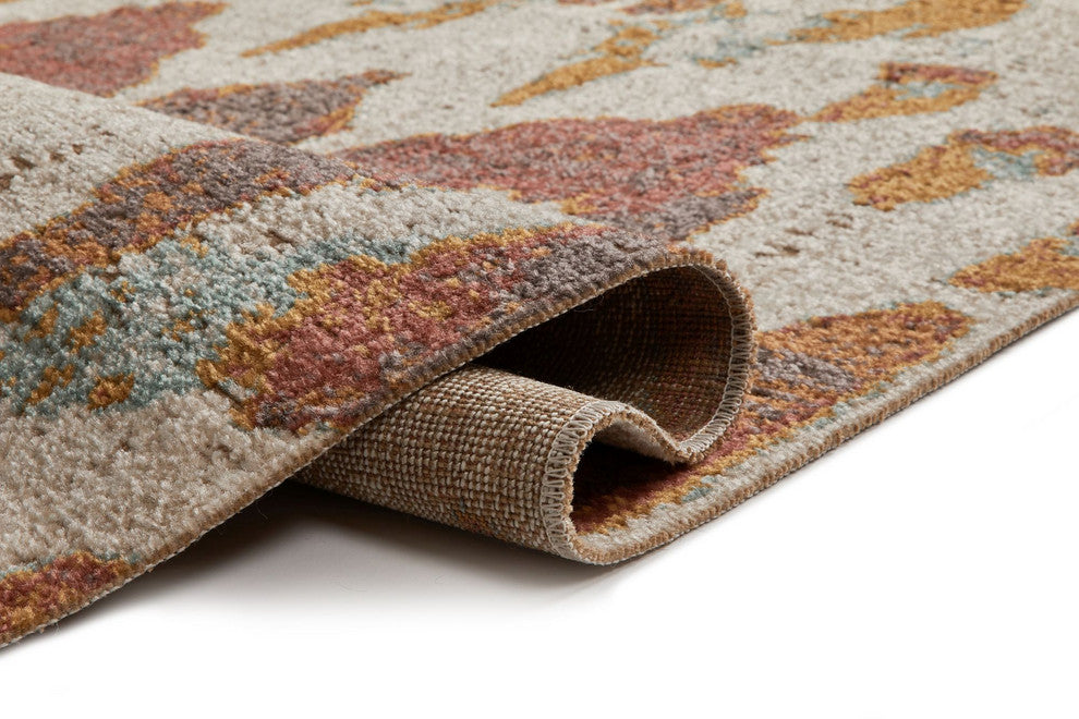 Well Woven Firenze Rhapsody Modern Southwestern Ikat Earth Rug 2'' x 3'' FI-94