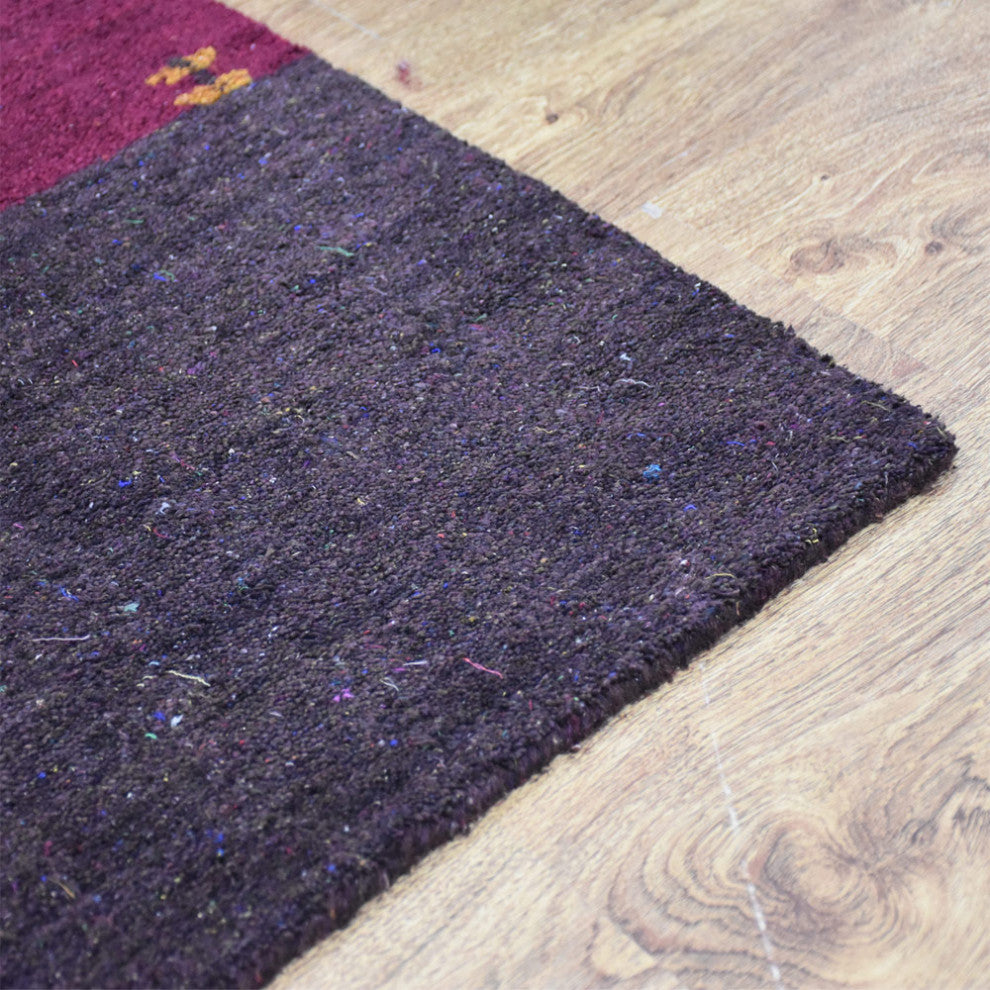 Hand Knotted Loom Silk Mix Area Rug Solid Brown, [Round] 10'x10'