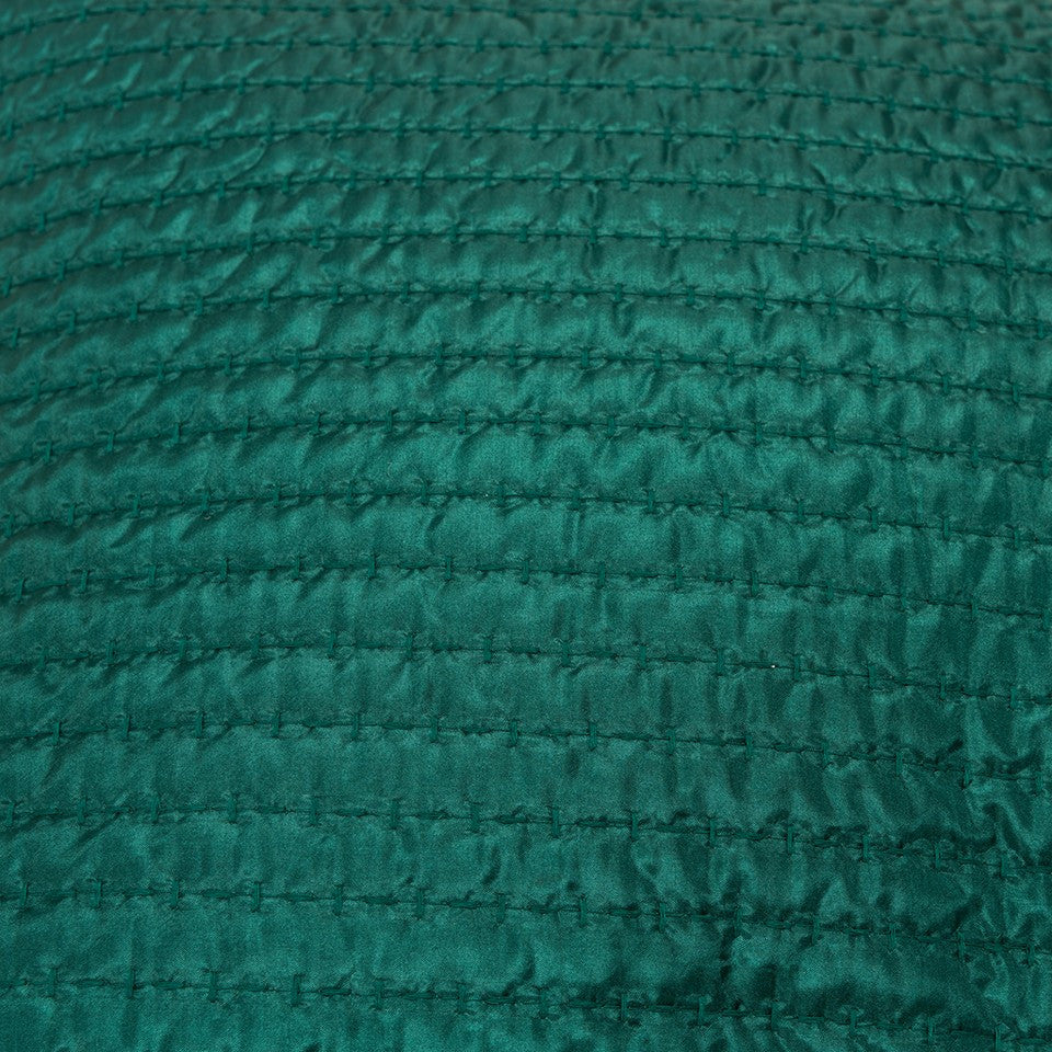 Teal Smooth Weaved Modern Throw Pillow
