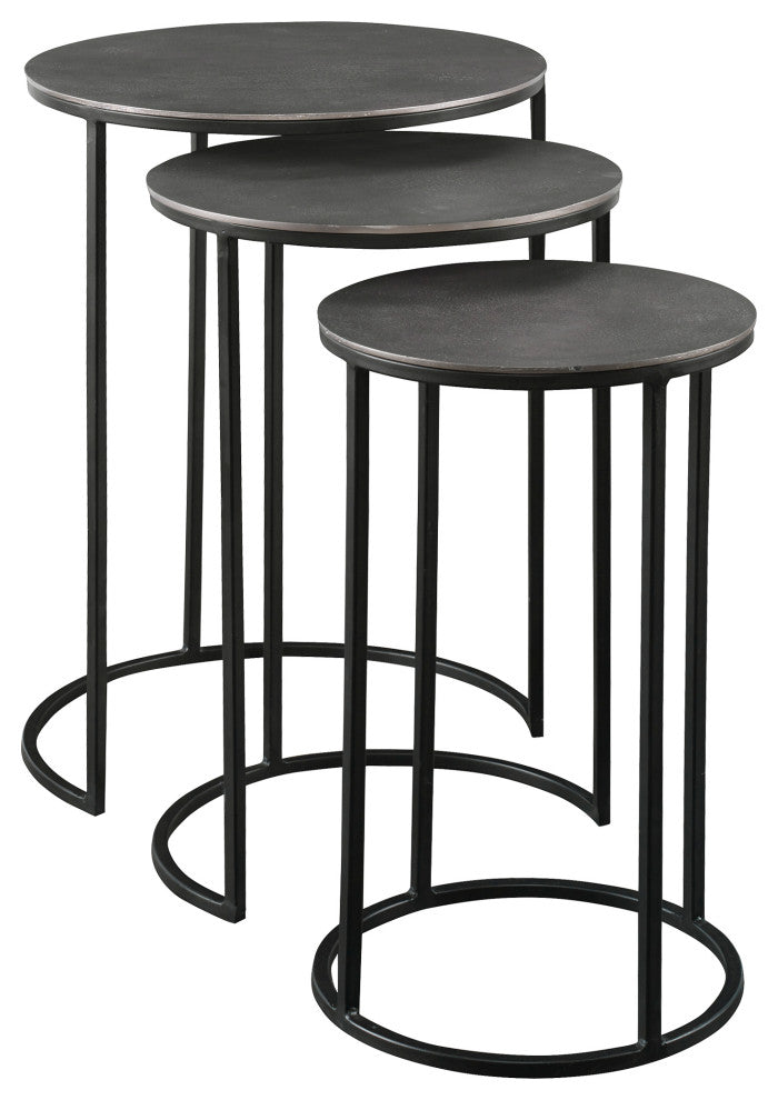 Uttermost Erik Metal Nesting Tables, S/3