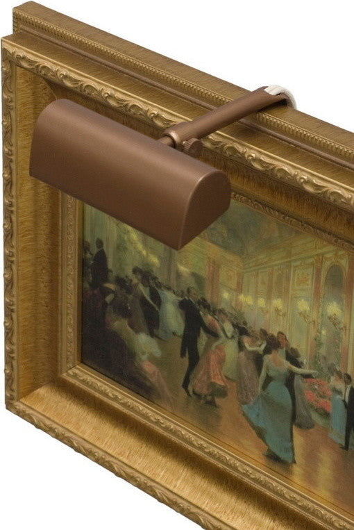 Traditional 4" Bronze Picture Light