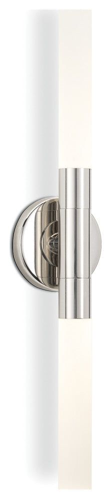 Wick Hilo Sconce, Polished Nickel