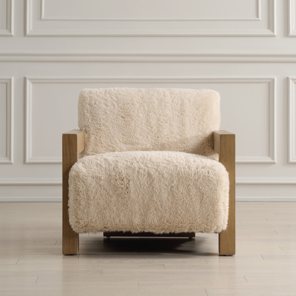 Uttermost Jackson Sheepskin Accent Chair