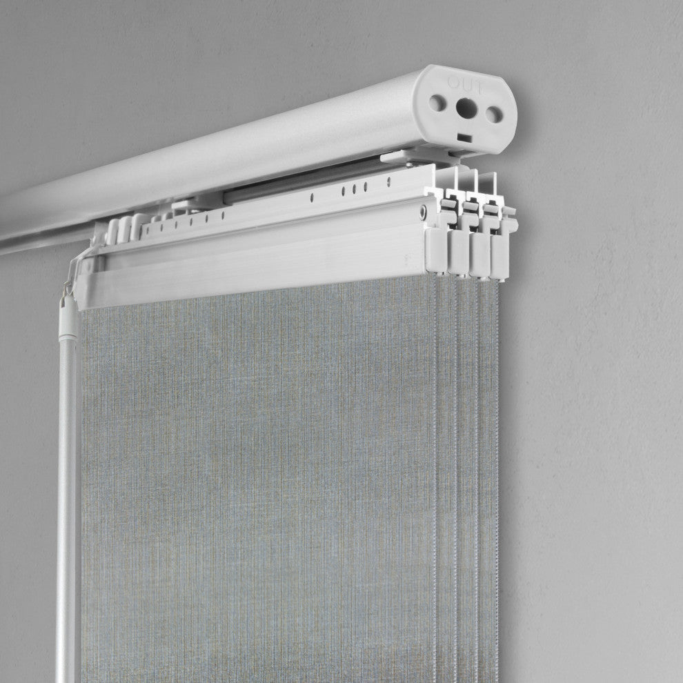 Stormy 4-Panel Track Extendable Vertical Blinds 48-88"W