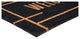 Calloway Mills Modern Black Welcome Doormat, 24" X 36"