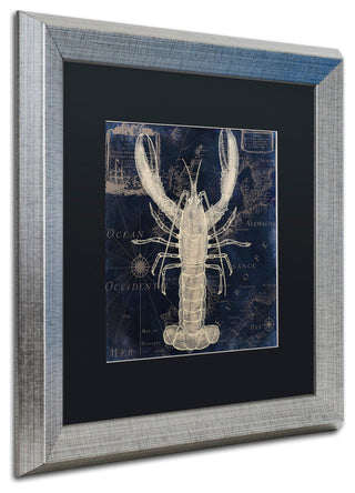 Color Bakery 'Maritime Blues II', Silver Frame, Black Mat, 16x16