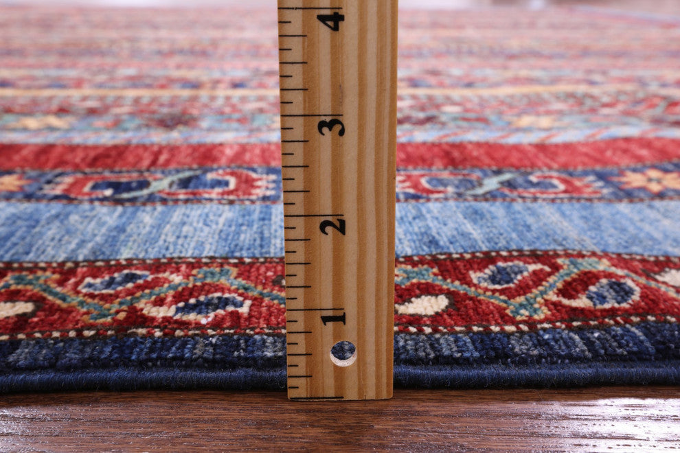 7' 11" X 9' 10" Persian Gabbeh Shall Hand Knotted Wool Rug Q11146