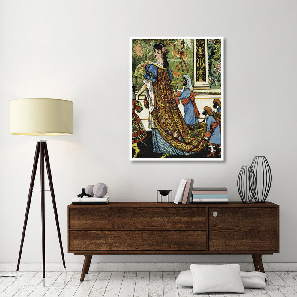 "Beauty and the Beast - Beauty" Digital Paper Print by Walter Crane, 38"x50"