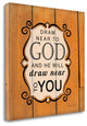 "Draw Near To God" By Jennifer Pugh, Giclee Print on Gallery Wrap Canvas