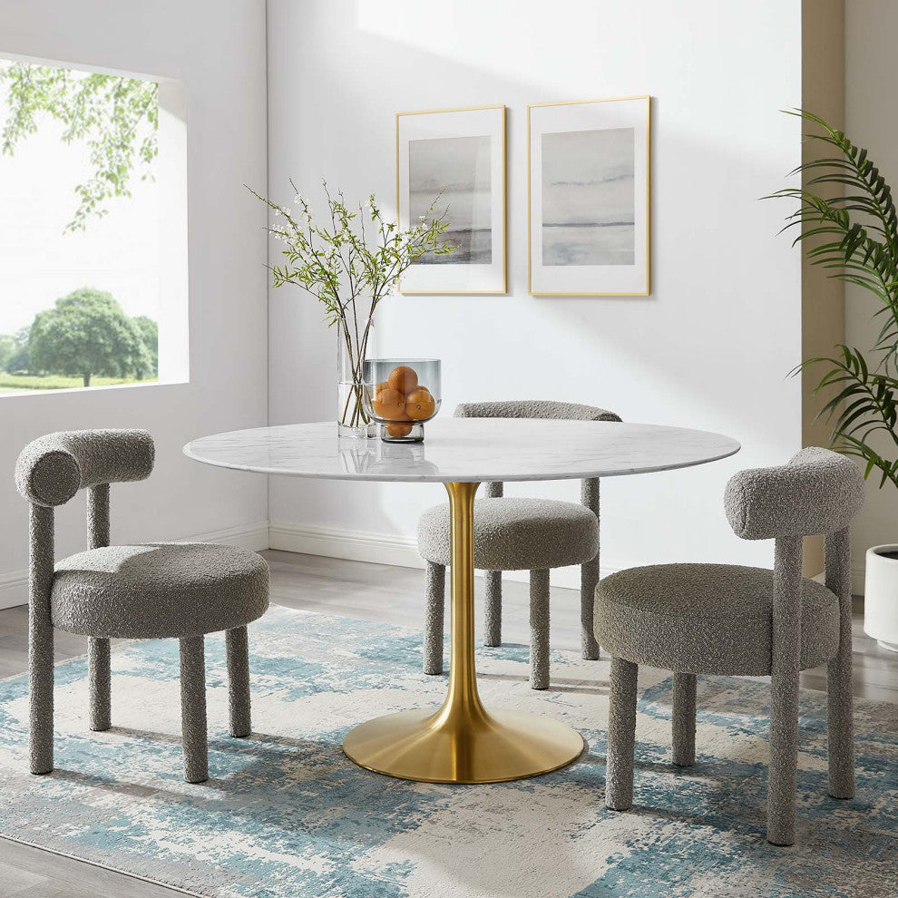 Tulip 54" Round Dining Table