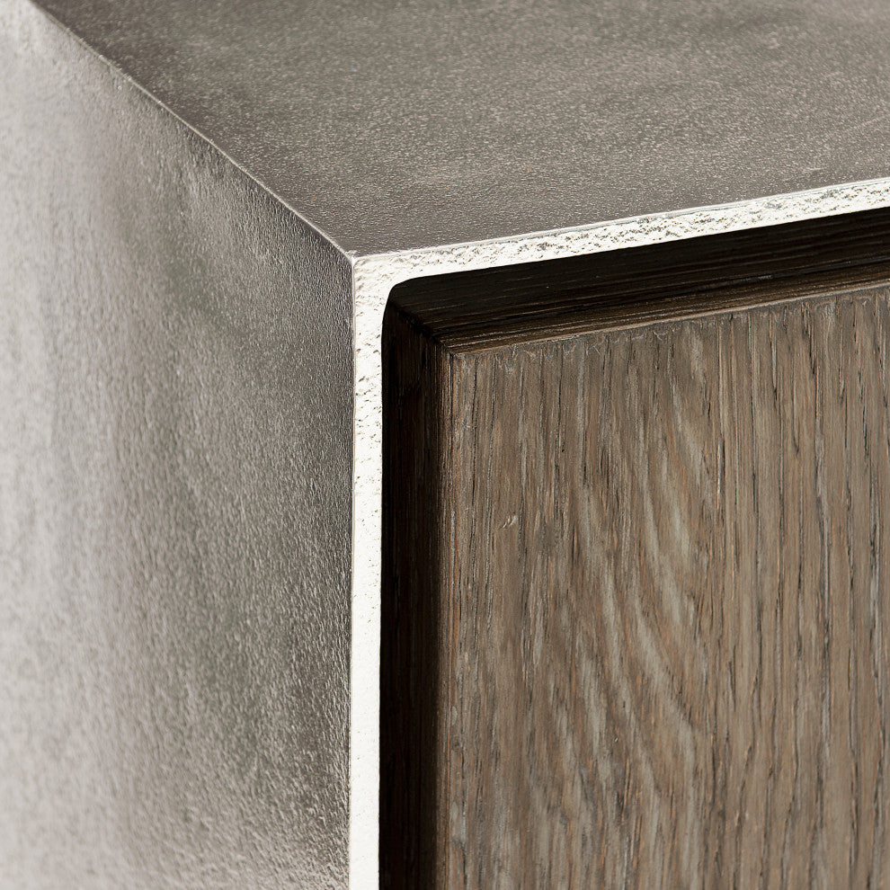 Close-up of a top edge/finish on a white background.