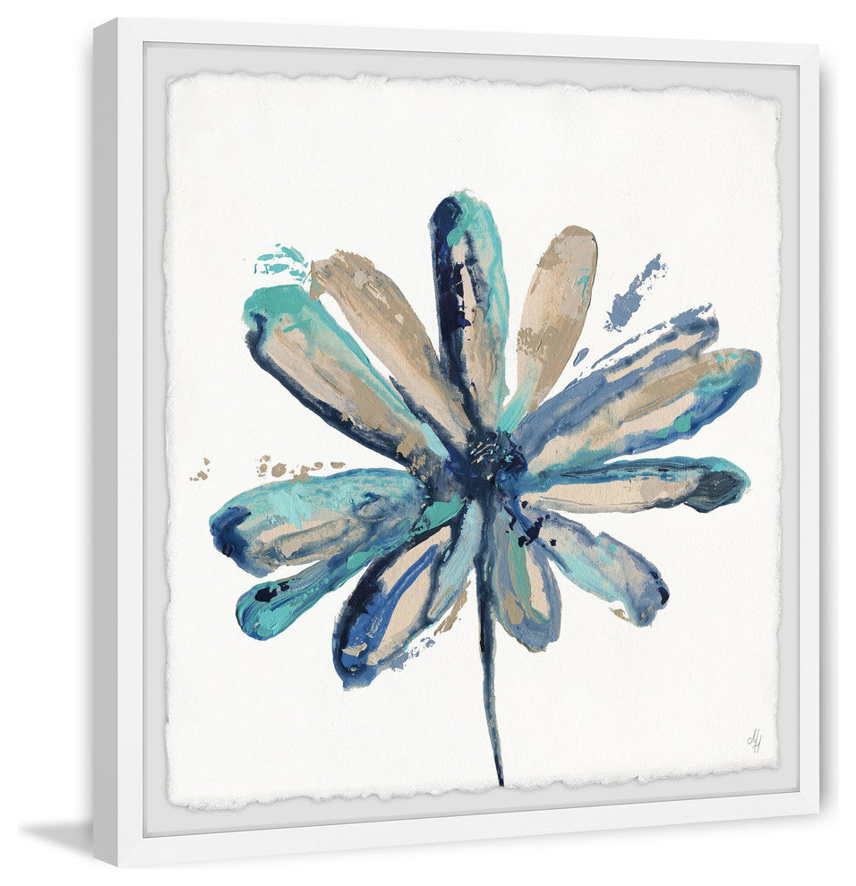 "Wild Daisy" Framed Painting Print, 12"x12"