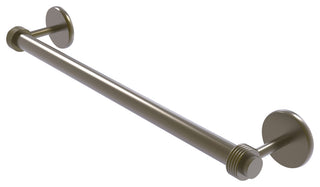 Allied Brass Satellite Orbit 2 36" Towel Bar With Groovy Detail, Antique Brass