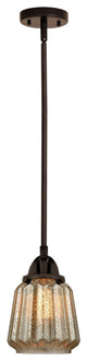 Chatham Mini Pendant, Oil Rubbed Bronze, Mercury, Mercury