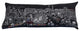 35" Black as Vegas Nighttime Skyline Lumbar Decorative Pillow