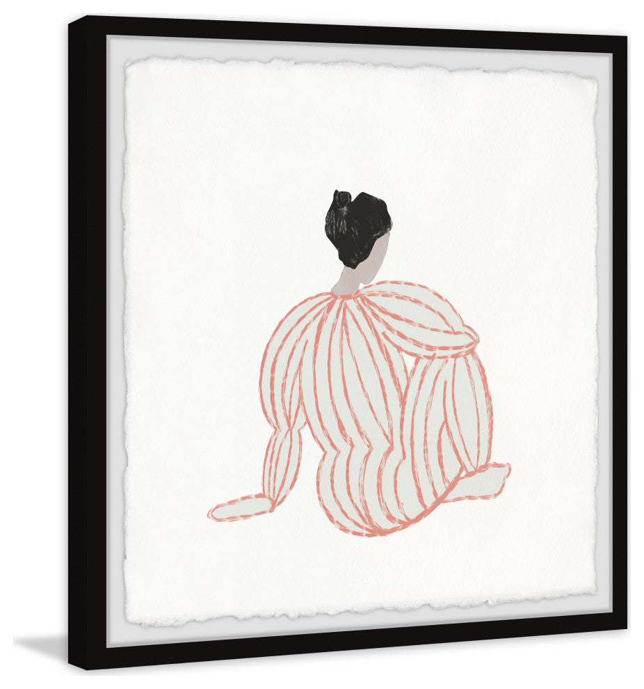 "Start Now Not Tomorrow" Framed Painting Print, 32x32