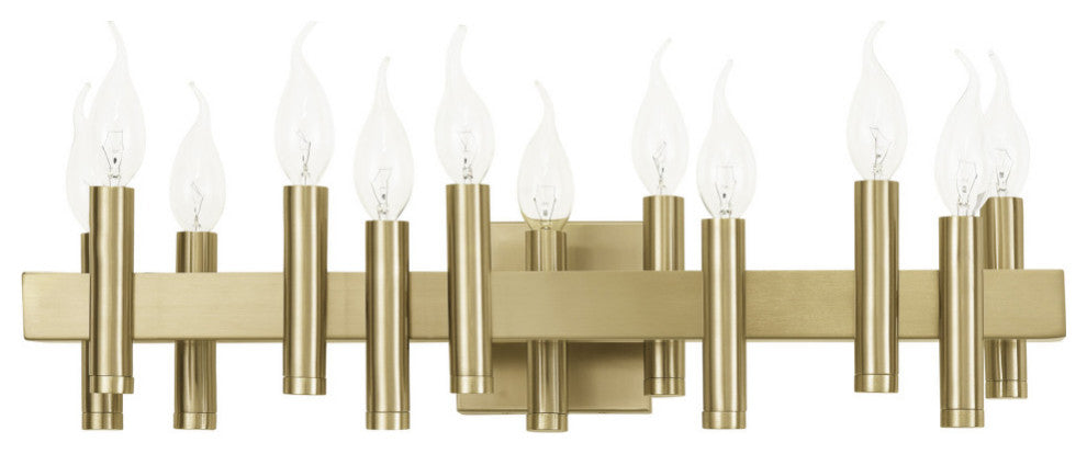 .-     Collette 12-Lt Bath - Brushed Brass