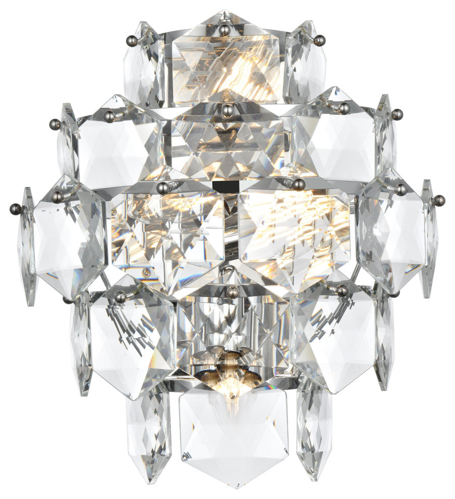 Home Living 14" Wall Sconce, Chrome