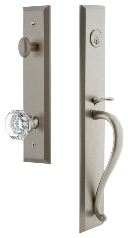 Fifth Avenue 1-Piece Dummy Handleset, S Grip and Chambord Knob, 849403