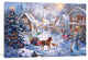 "Merry Christmas" by Nicky Boehme, Canvas Print, 12x8"