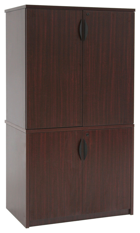 Legacy 29" Storage Cabinet With 35" Storage Cabinet, Mahogany