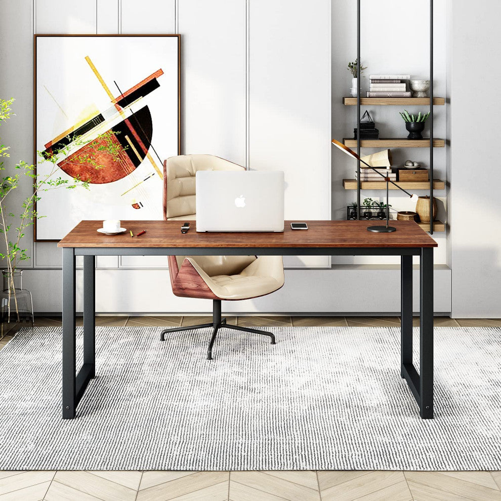 Modern Rectangular Sturdy Office Desk 63"�