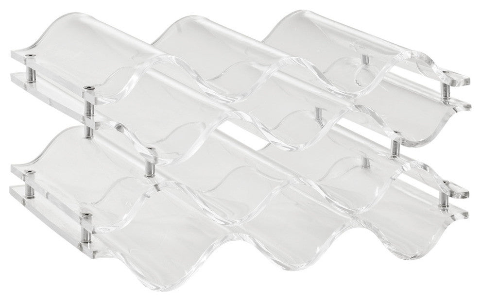 Reserve Wine Bottle Rack in Clear