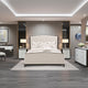 AICO Furniture Paris Chic 7 Piece King Bedroom Set