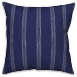 Navy Lines 20x20 Indoor/Outdoor Pillow