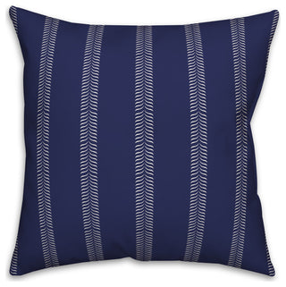 Navy Lines 20x20 Indoor/Outdoor Pillow