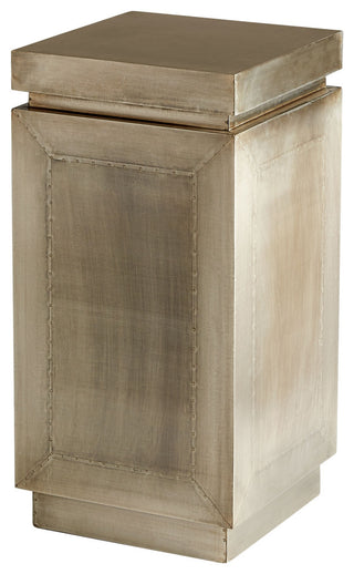 Anatolia Pedestal, White Metal, Small