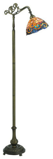 Meyda lighting 120578 63"H Saturday Morning Bridge Arm Floor Lamp