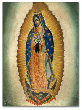 Sergio Cruze 'The Virgin' Canvas Art, 19"x14"