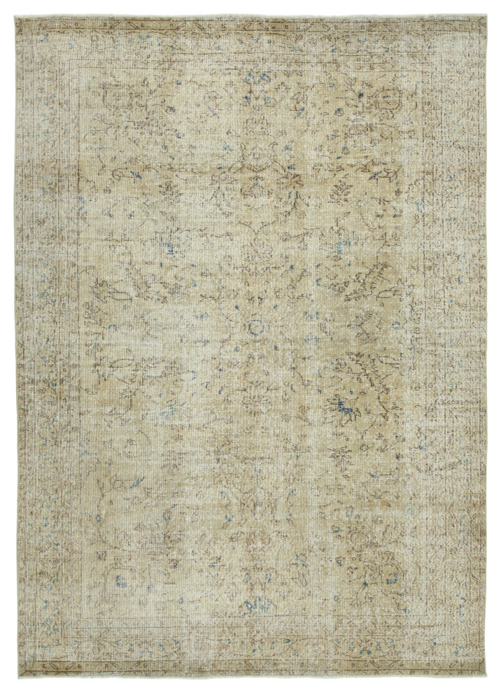 Rug N Carpet - Hand-knotted Turkish 6' 8" x 9' 2" Contemporary Area Rug