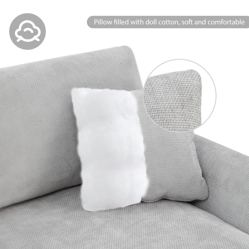 Gewnee 119*55" Modern Oversized Sectional Sofa