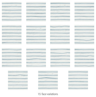 Berta Onda Decor Ceramic Wall Tile, Stripe