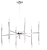 Maxim Lighting Rome 12-Light Chandelier, Satin Nickel, 24626SN