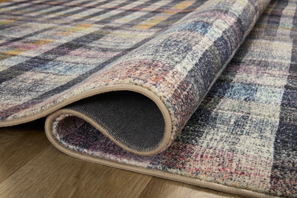 Chris Loves Julia x Loloi Humphrey Plum / Multi 7'-3" x 9'-3" Area Rug