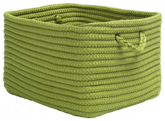 Colonial Mills Basket Modern Farmhouse Home Pea Green Rectangle