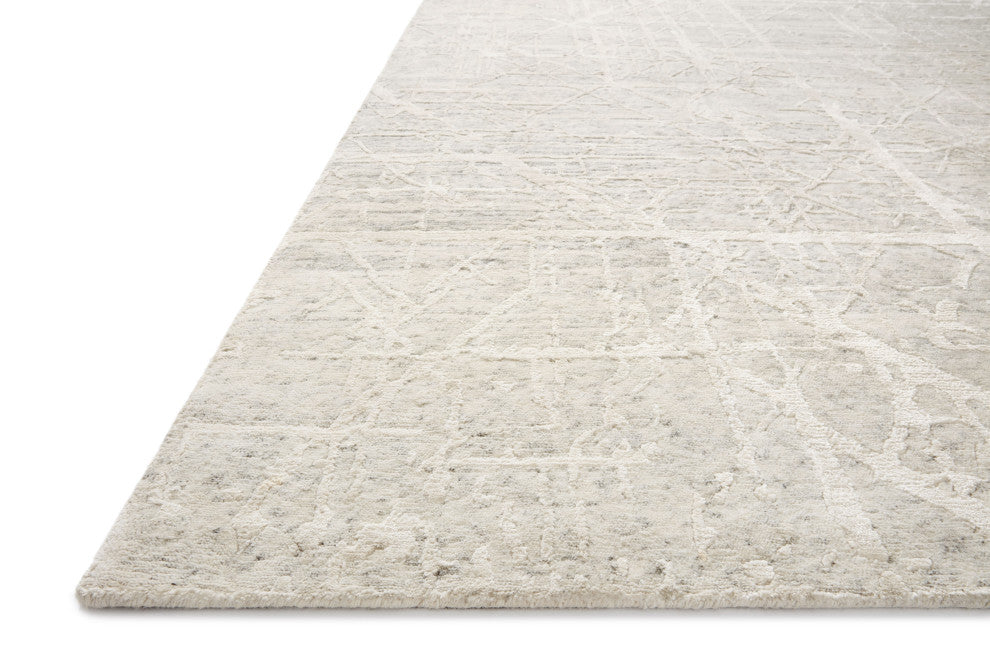 Loloi Atlas Bone / Silver 9'-6" x 13'-6" Area Rug