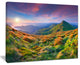 "Purple Sky and Green Mountains" Landscape Photo Wall Art, 20"x12"
