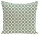 Link Lock Geometric Print Pillow, Dusty Miller, 16"x16"