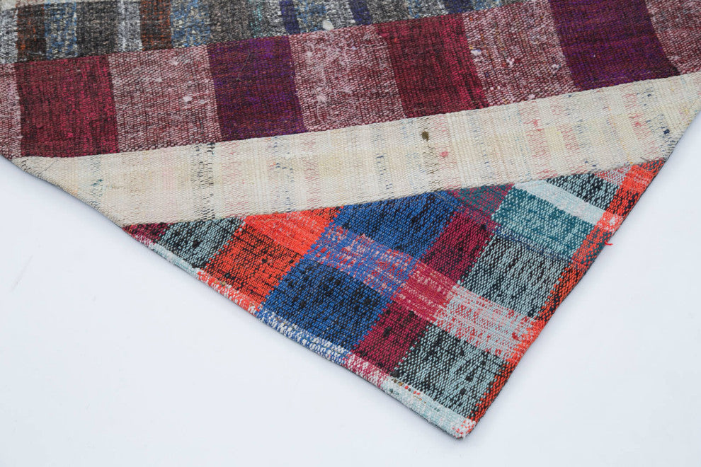 Rug N Carpet - Handmade Oriental 6' 6'' x 10' 0'' Rustic Patchwork Kilim Rug
