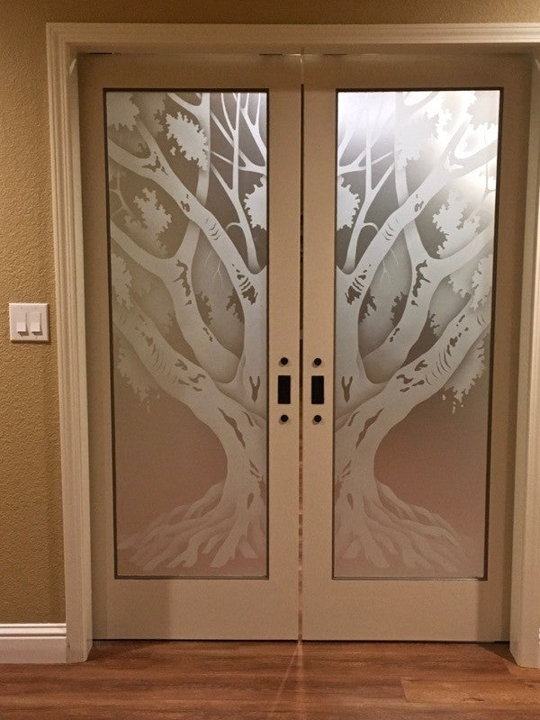 Interior Prehung Door or Interior Slab Door - Oak Tree II - Primed - 30" x...