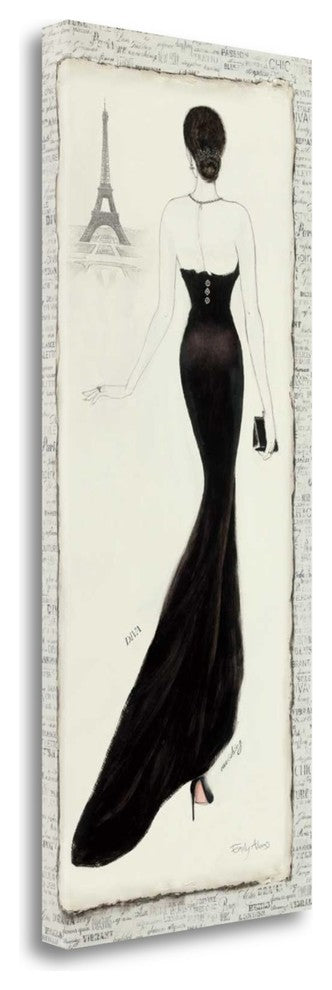 "Elegance Diva I" By Emily Adams, Giclee Print on Gallery Wrap Canvas